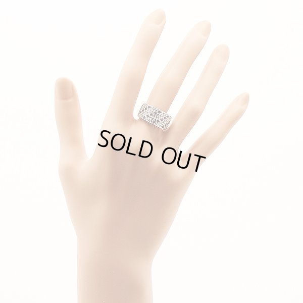 750WG ルビーダイアイリリング 0.40ct 1.55ct 7.20g　装着イメージ