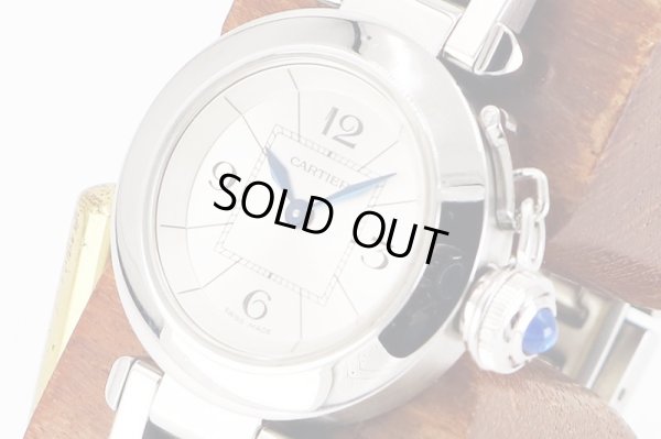 カルティエ　ミスパシャ　Ｗ３１４０００７　銀文字盤　サイド拡大