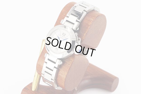 カルティエ　ミスパシャ　Ｗ３１４０００７　銀文字盤　サイド