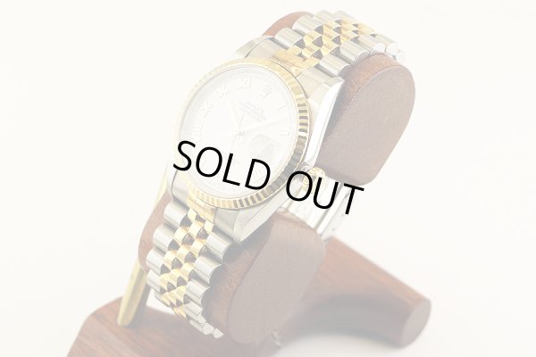 ロレックス　１６２３３　Ｋ番（０１年）　白ローマ文字盤　サイド