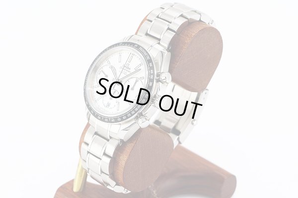 オメガ　スピードマスター　レーシング　３２６．３０．４０　銀文字盤　サイド