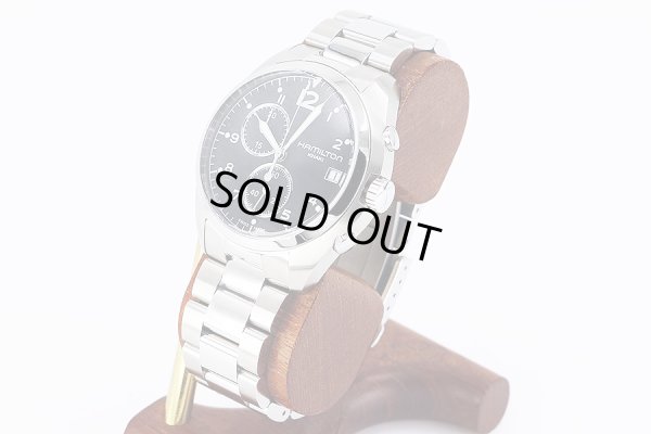 ハミルトン　カーキ　アビエーションクロノ　Ｈ７６５１２０　黒文字盤　サイド