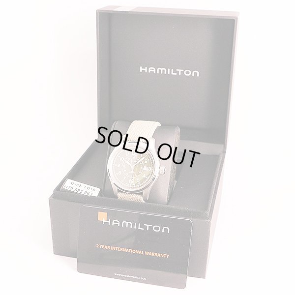 ハミルトン　カーキ　フィールド　Ｈ７０５９５０　カーキ文字盤　箱・保証書