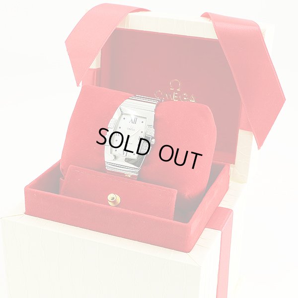 オメガ　コンステレーション・クアドラ　１５８６．７０　シェル文字盤　Ｄベゼル　箱