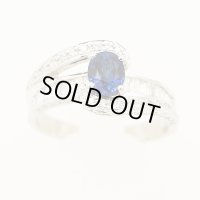 PT900 サファイアダイアイリリング 1.09ct 1.01ct 7.10g