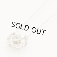 K18WG ダイアイリペンダントネックレス 0.36ct 3.10g