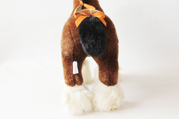 エルメス ぬいぐるみ エルミーPM ブラウン 後ろから