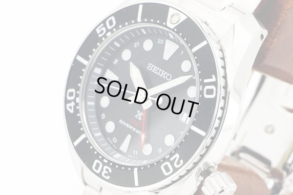セイコー　プロスペック　ＳＢＰＫ００３　ソーラーダイバー　黒文字盤　サイド拡大
