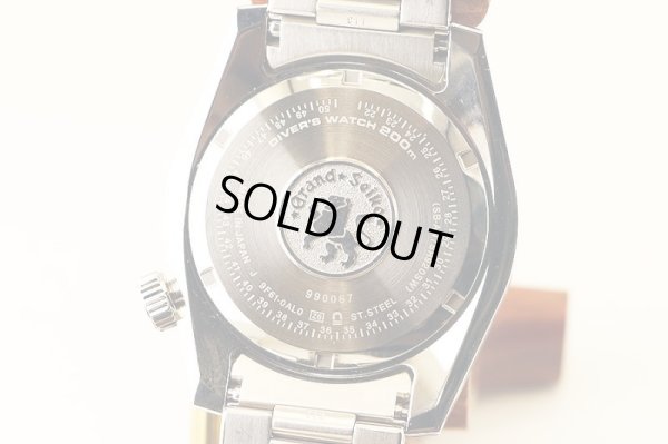 グランドセイコー　ＳＢＧＸ３３７　ダイバー　９Ｆ６１－０ＡＬ０　青文字盤　裏面拡大