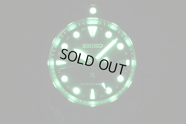 セイコー　プロスペック　ＳＢＰＫ００３　ソーラーダイバー　黒文字盤　ライト暗闇