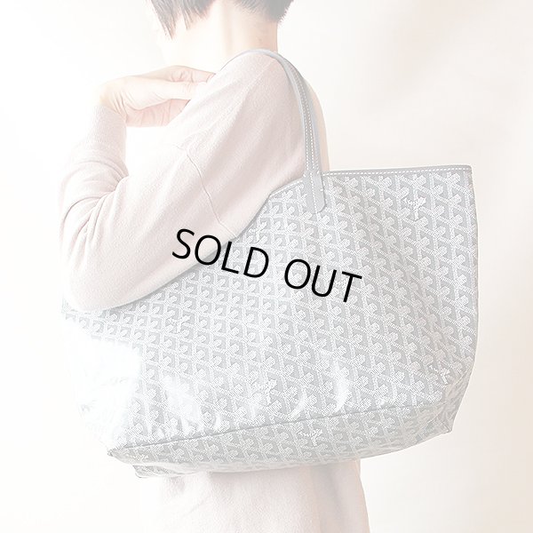 ゴヤール　サンルイPM グレー　掛けたイメージ