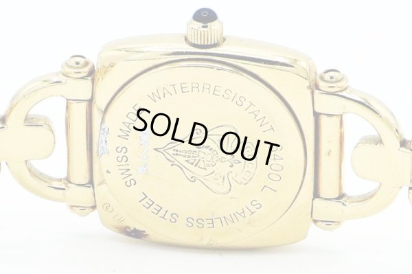 グッチ　６４００Ｌ シェル文字盤　裏面拡大