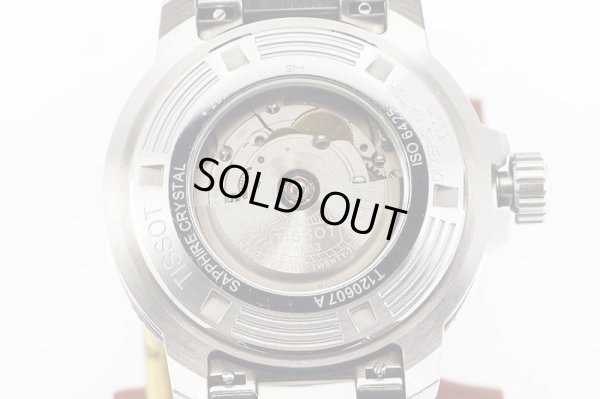 ティソ　シースター２０００プロ　Ｔ１２０．６０７　青文字盤　裏面拡大