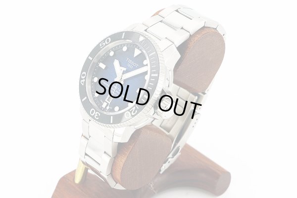 ティソ　シースター２０００プロ　Ｔ１２０．６０７　青文字盤　サイド