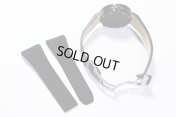 ランボルギーニ　クッシネット　ＴＬＦ－Ｔ０１３　黒文字盤　替えラバーベルト