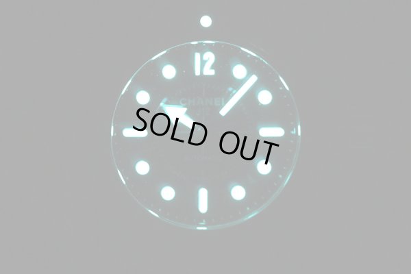 シャネル　Ｊ１２　マリーン３８　Ｈ２５６１　紺文字盤　ライト暗闇