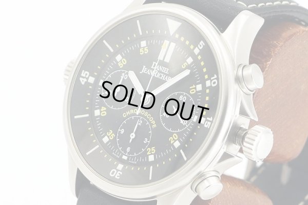 ジャンリシャール　クロノスコープ　２５０２０　黒文字盤　サイド拡大