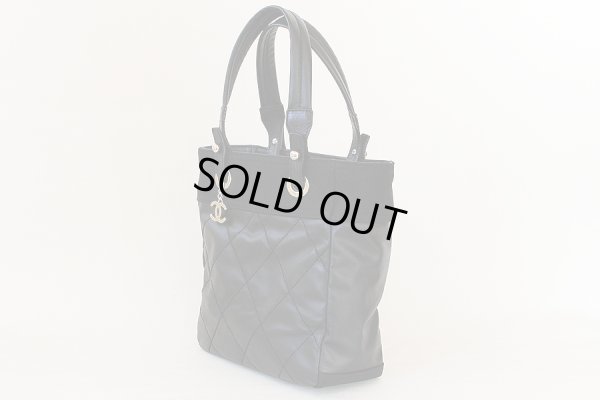 シャネル　パリビアリッツ トートPM A34208 ブラック　サイド