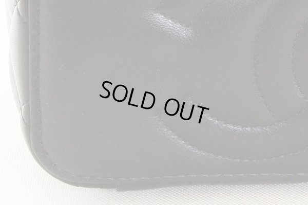 シャネル マトラッセ スモール ヴァニティケース 2WAYチェーンショルダー AP2199 ブラック 底拡大