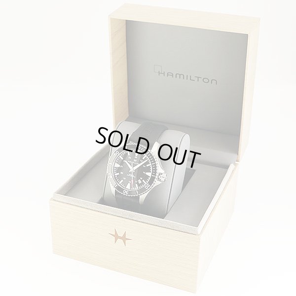 ハミルトン　カーキ　ネイビースキューバ　Ｈ８２３３５０　黒文字盤　箱