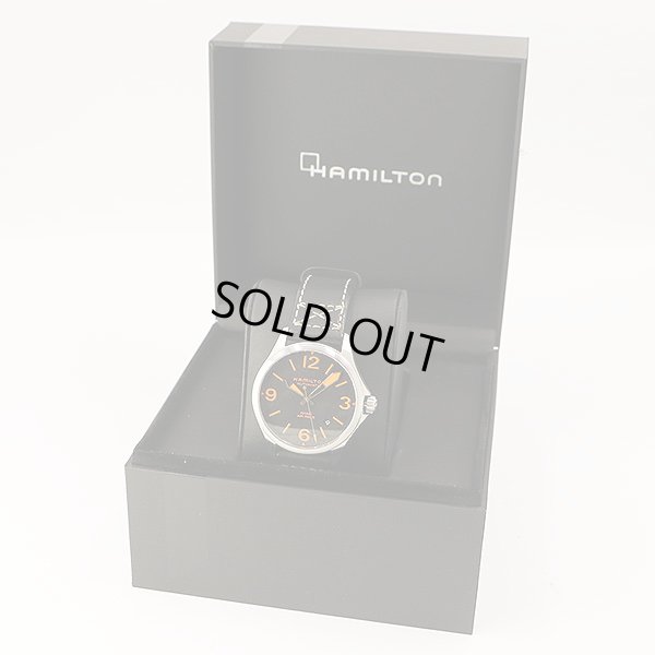 ハミルトン　カーキ　エアレース　Ｈ７６２３５０　黒文字盤　オレンジインデックス　箱