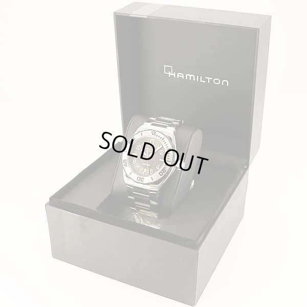 ハミルトン　カーキ　ネイビーサブ　Ｈ７８６１５０　黒文字盤　箱