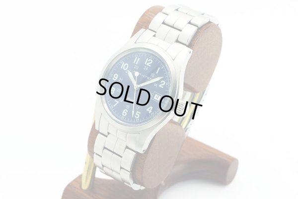 ハミルトン　カーキ　Ｈ６４８１１０　青文字盤　サイド