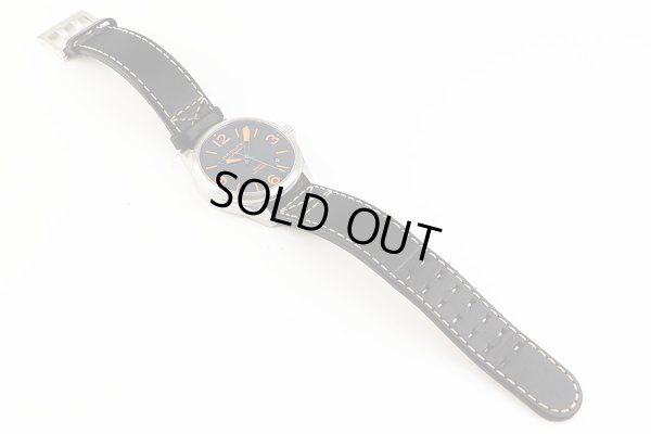 ハミルトン　カーキ　エアレース　Ｈ７６２３５０　黒文字盤　オレンジインデックス　革ベルト状態　表面