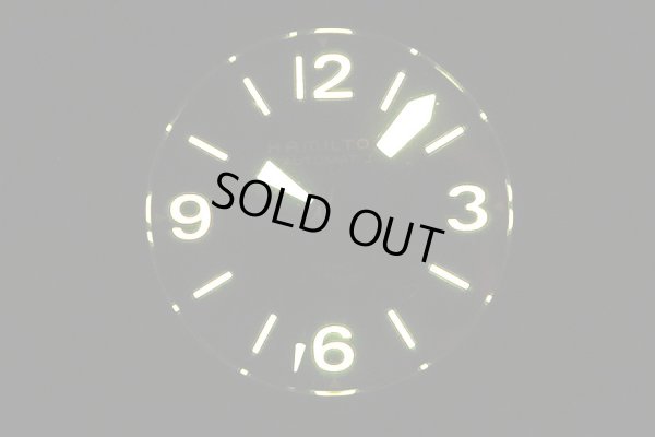 ハミルトン　カーキ　エアレース　Ｈ７６２３５０　黒文字盤　オレンジインデックス　ライト暗闇