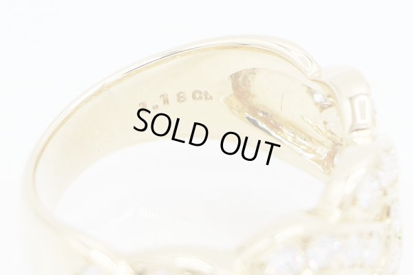 ミキモト　K18 ダイアイリリング 1.18ct 7.50g　刻印(2)