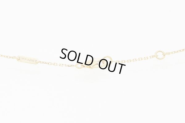 ヴァンクリーフ＆アーペル　750YG スウィート アルハンブラ パピヨン ペンダントネックレス 2.90g　留め具