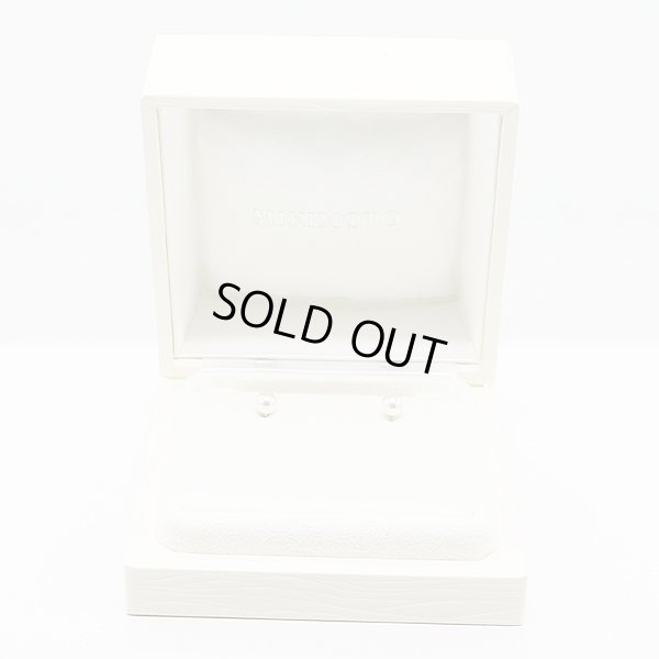 ミキモト　K18WG パールイリピアス 5.0mmUP 1.40g　箱