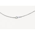 ミキモト　K18WG サファイアダイアイリペンダントネックレス 1.70ct 0.87ct 6.90g　留め具