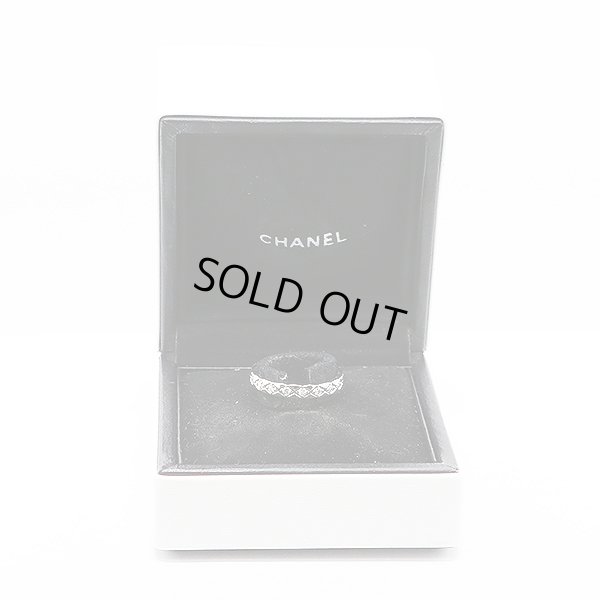 シャネル　750WG ココ クラッシュリング J11871 3.40g　箱