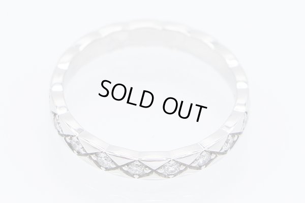 シャネル　750WG ココ クラッシュリング J11871 3.40g　内側