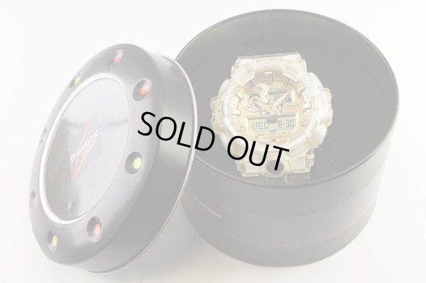 カシオ　Ｇショック　ＧＡ－７３５Ｅ　５５２２　デジアナ金文字盤　缶ケース