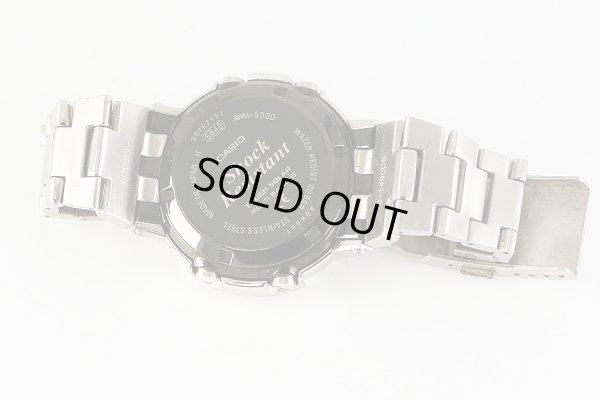 カシオ　Ｇショック　ＡＭＷ－５００Ｄ　５６４０　デジアナ　銀文字盤　ブレス