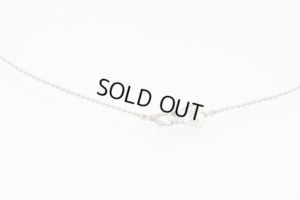 星の砂　PT850/900 ダイアイリペンダントネックレス 0.26ct 2.90g　留め具