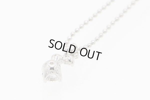 星の砂　PT850/900 ダイアイリペンダントネックレス 0.26ct 2.90g　裏面