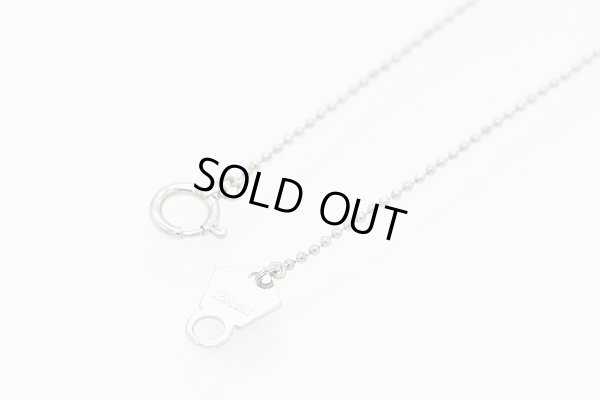 星の砂　PT850/900 ダイアイリペンダントネックレス 0.26ct 2.90g　留め具外したイメージ　裏面