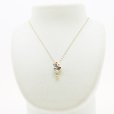 タサキ　K18 パールシェルダイアイリペンダントネックレス 0.02ct 4.20g　装着イメージ