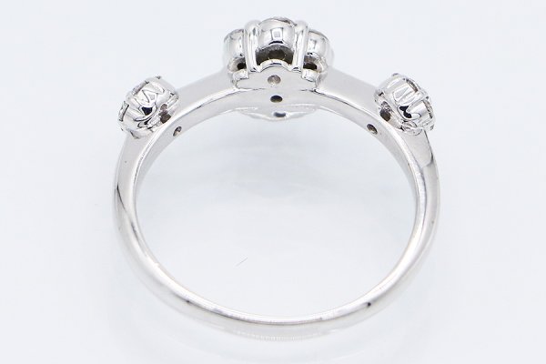 ポンテヴェキオ　K18WG ダイアイリリング 0.44ct 3.40g　内側