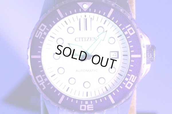 シチズン　プロマスター　逆輸入ダイバー　ＮＪ０１７１－８１Ａ　銀文字盤　ライト