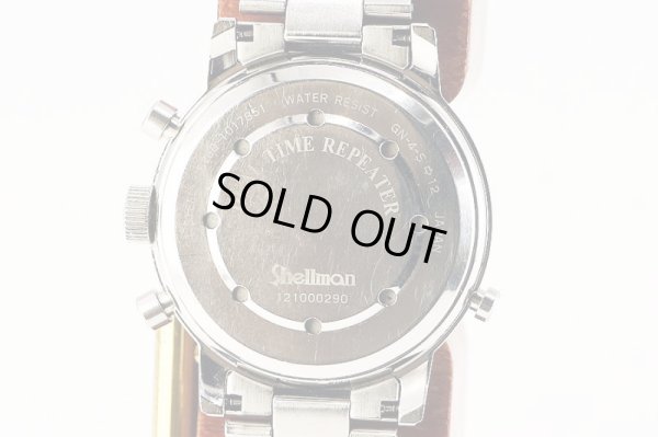 シェルマン　グランドコンプリケーション　黒文字盤　裏面拡大