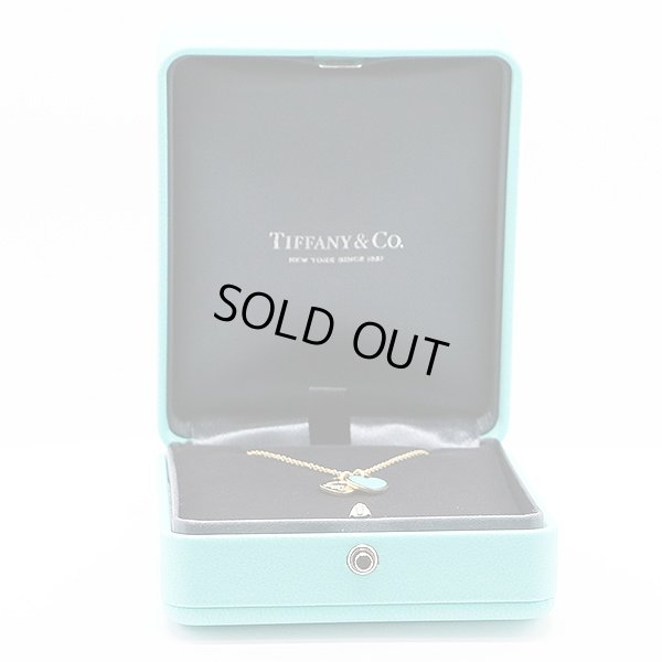 ティファニー　750YG ミニダブルハートタグペンダントネックレス 4.00g　ケース