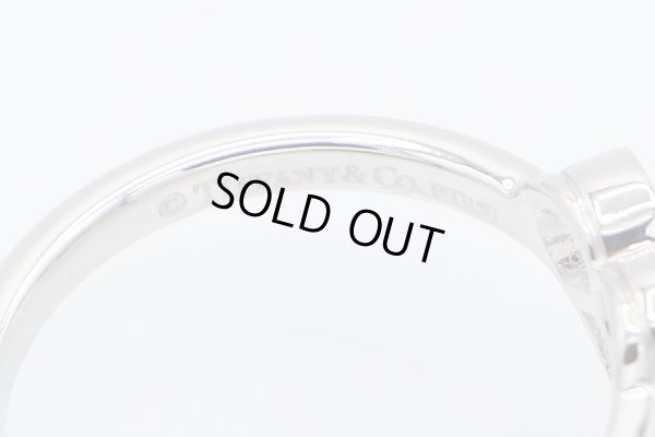 ティファニー　PT950 センチメンタルハート　ダイアイリリング 3.60g　刻印