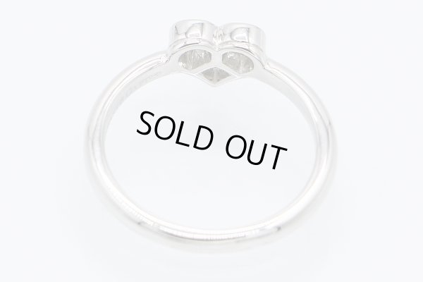 ティファニー　PT950 センチメンタルハート　ダイアイリリング 3.60g　内側