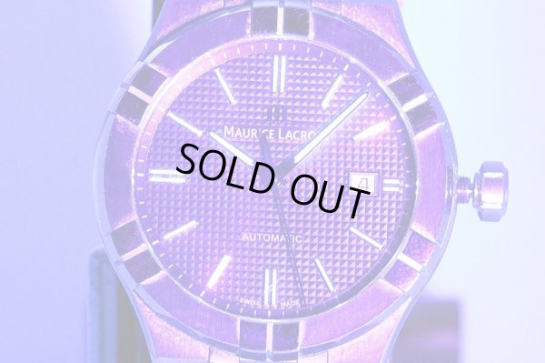 モーリス・ラクロア　アイコン　ＡＩ６００８　紺文字盤　ライト