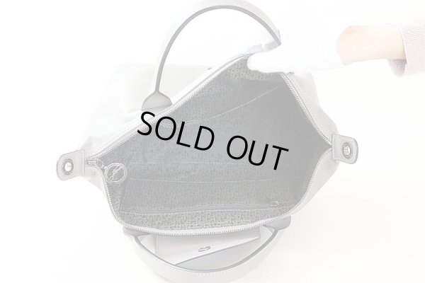 ロンシャン　ルプリアージュ エクストラS トップハンドルバック L1512987P55 タートルドーブ　中身