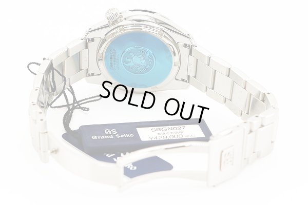 グランドセイコー　ＳＢＧＮ０２７ＧＭＴ　９Ｆ８６－０ＡＫ０　黒文字盤　ブレス